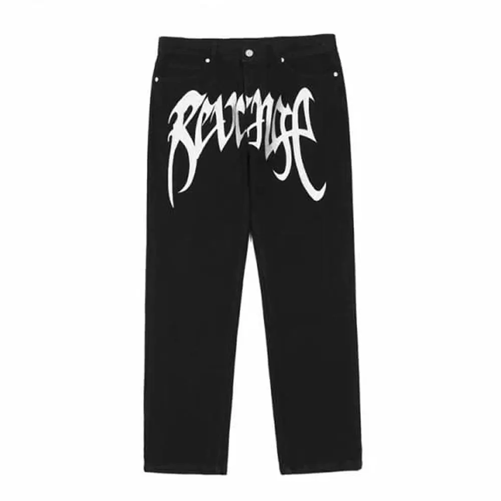 Revenge Embroidered Jeans - Revenge Official | Official Revenge