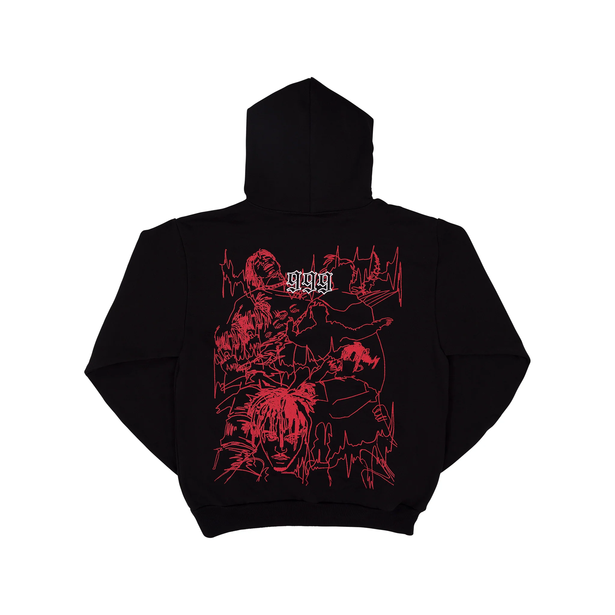 Revenge Outline Sketch Hoodie - Revenge Official | Official Revenge ...